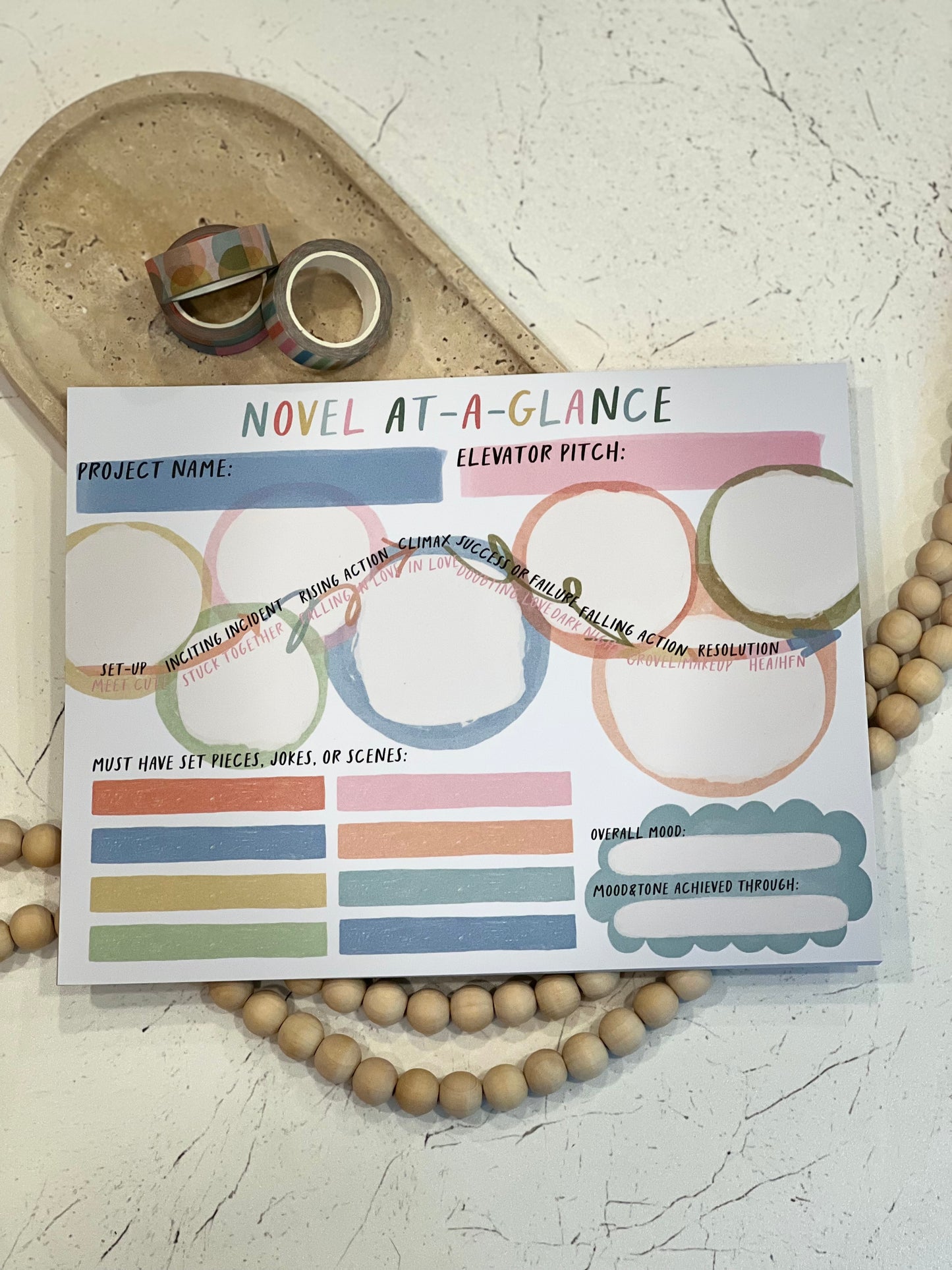 Novel At-A-Glance Planning Pad